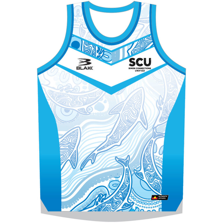 Simon Connections Basketball Singlet 01