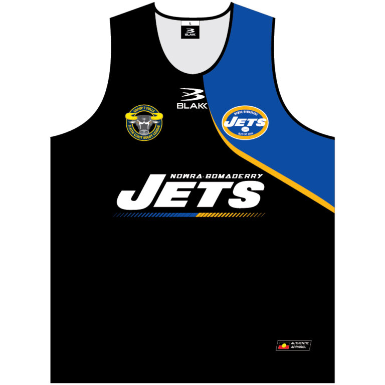 Nowra Bombaderry Jets RLFC Training Singlet Merch 1