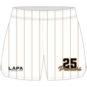 La Perouse United Panthers RLFC Premiers Basketball Shorts White 1