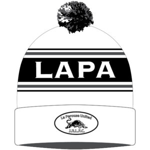 La Perouse Panthers RLFC Beanie 2025 black on white 1