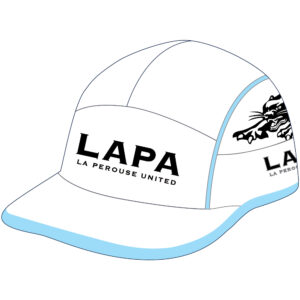 La Perouse United Panthers RLFC 5 Panel Sports Cap 2026 Blue on white 2 a